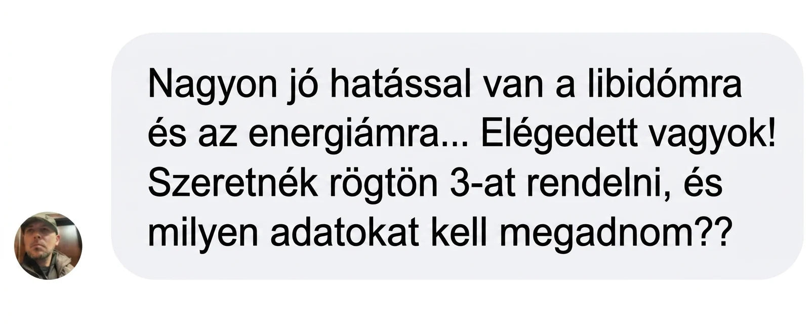Ügyféltől érkezett üzenet