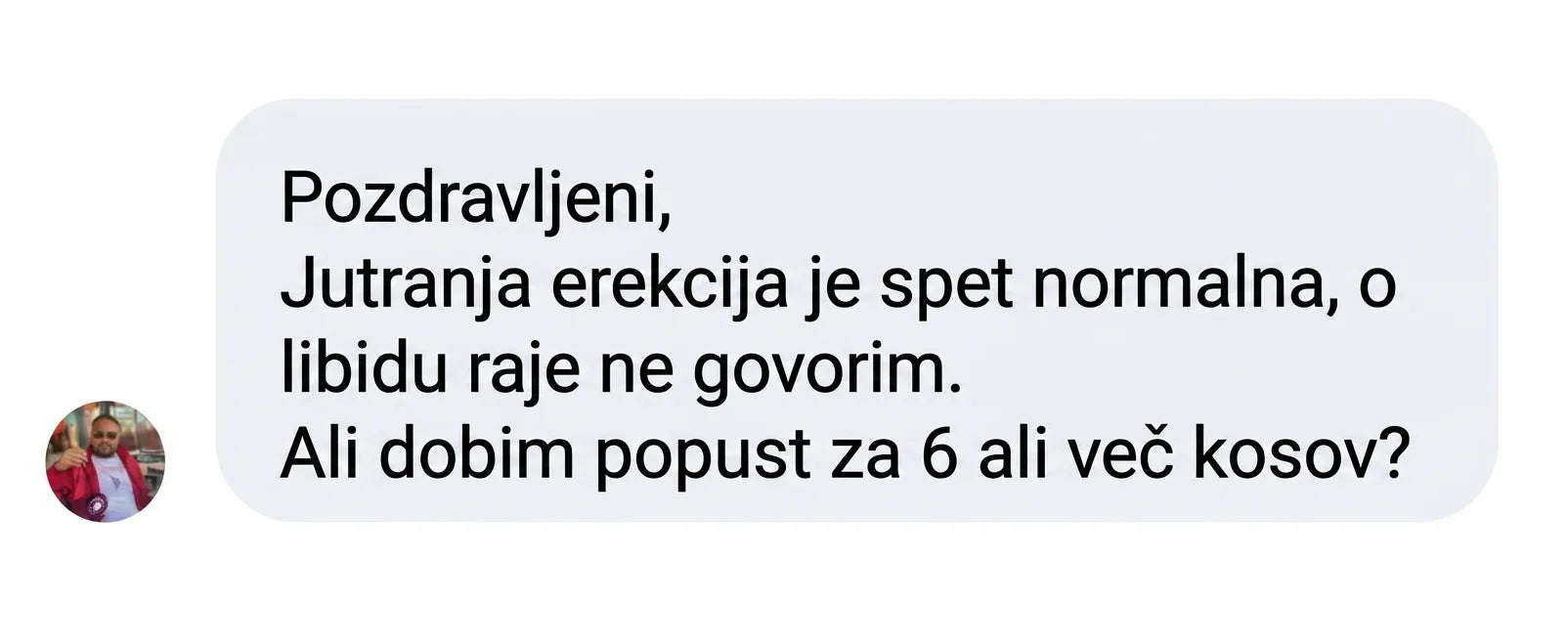 Sporočilo stranke