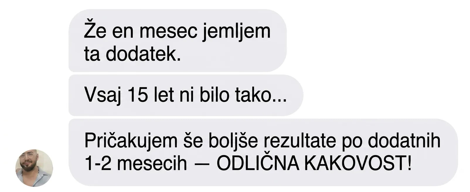 Sporočilo stranke