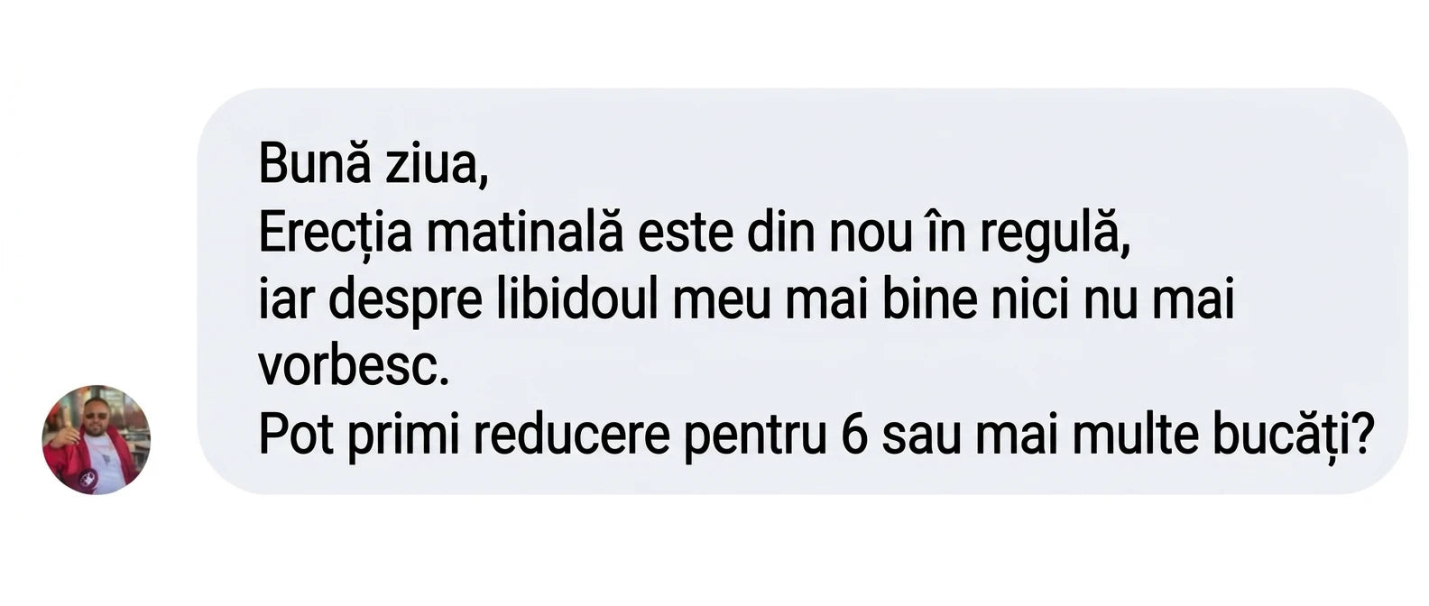 Mesaj de la client